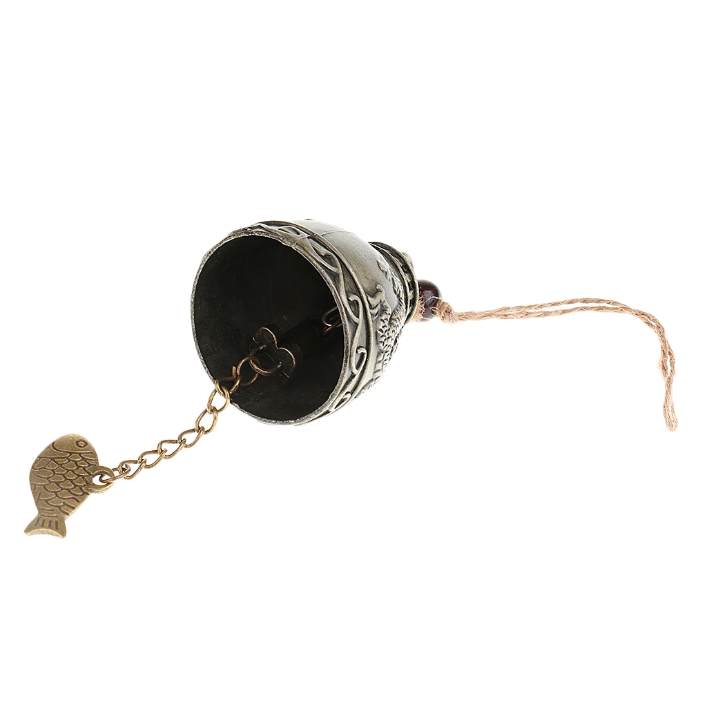 5 Pieces Vintage Metal Wind Chime Hanging Bell for House Car Decoration Adornment