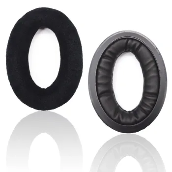 

Replacement Ear Pads forSennheiser HD515 HD518s HD555 HD595 HD598 HD558 PC360,Headphones Earpads Cushion with Velour Black