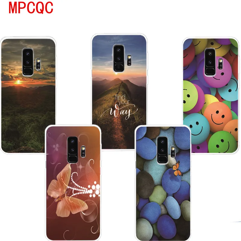 MPCQC fashion Cute Floral Animal case for Samsung Galaxy S8 S9 PIus A3 A5 A7 A8 2017 Back cover soft TPU pattern phone |
