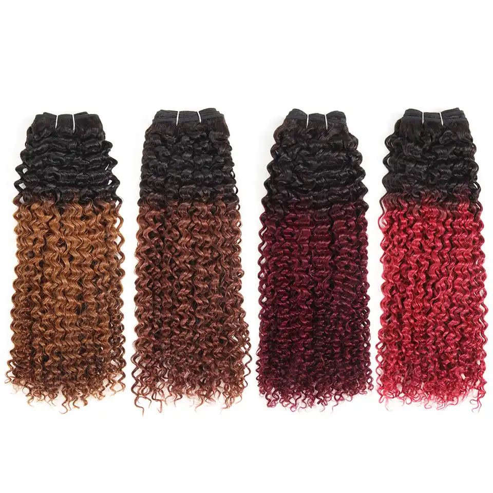 Joedir Remy Brazilian Human Hair Weave Bundles Afro Kinky Curly