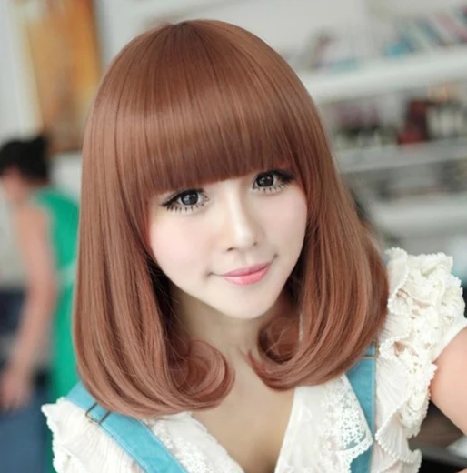 2014 Shoulder Roll Straighten Standard Pear Head Shave Hair Short