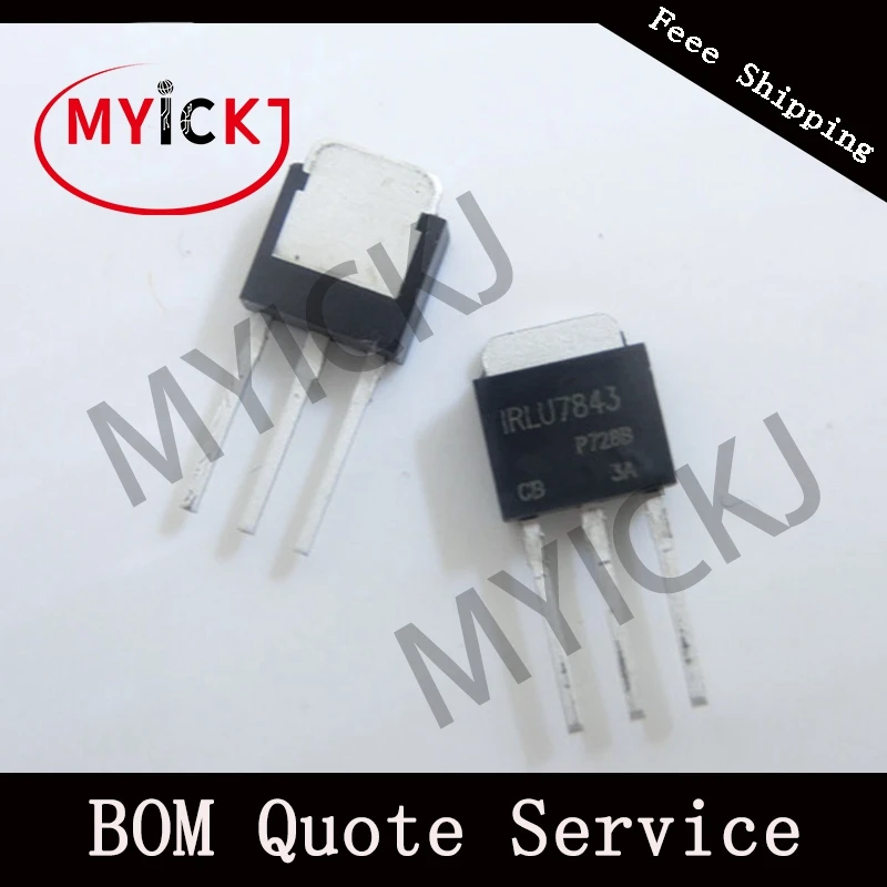 

5PCS IRLU7843 MOSFET N-CH 30V 161A I-PAK IC-CHIP TO-262