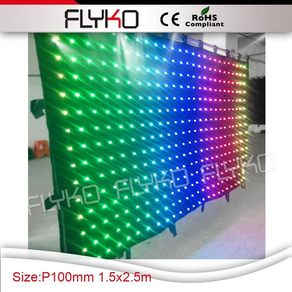 p10 led video curtain 9