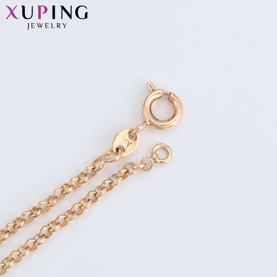 Xuping Новое поступление позолоченные цепи ожерелье для женщин ювелирные изделия подарки с высоким качеством S105.9-45439