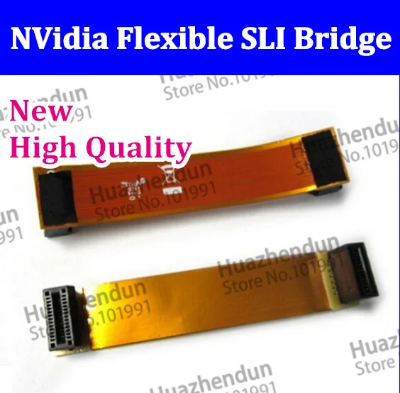 Оригинальный новый двухсторонний разъем для видеокамеры NVidia Flexible SLI Bridge PCI E