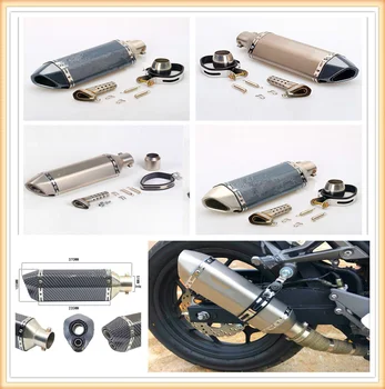 

Stainless Universal 51mm Motorcycle Modify Exhaust Muffler For SUZUKI GSXR750 GSXR1000 GSXR600 GSXR750 GSXS1000 F AB