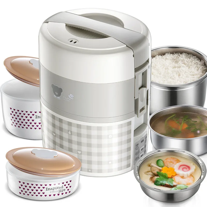 2L Multi Cookers Scheduled Time Reserved Cooking Lunch Box Rice Cookers