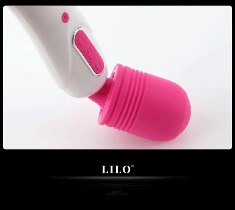 LILO Rechargeable Magic Wand Powerful Body Massager Clitoral Vibrator AV Vibrators Adult Sex Toys for Couples Sex Products 10 LILO Rechargeable Magic Wand Powerful Body Massager Clitoral Vibrator AV Vibrators Adult Sex Toys for Couples Sex Products 10