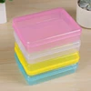 4 Color Mini Small Plastic Transparent With Lid With Lid Collection Credit Card Bank Card Container Case Storage Box ► Photo 2/4