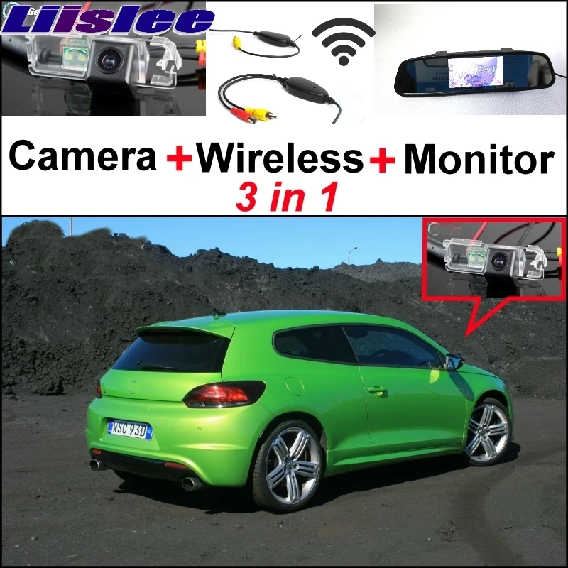 

Liislee Special Rear View Camera + Wireless Receiver + Mirror Monitor Easy Back Up Parking System For Volkswagen VW Scirocco