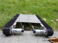 4WD Metal Robot Tank Chassis Tracks Caterpillar Pedrail Chassis 4 Motor Driven DIY Robot Car Chassis RC Toy Crawler Chain Kit rc tank chassis crawler intelligent barrowload remote control kit tractor obstacle caterpillar wall e infrared