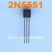 2N5551 Транзисторы NPN 160 V 0.6A общего TO92