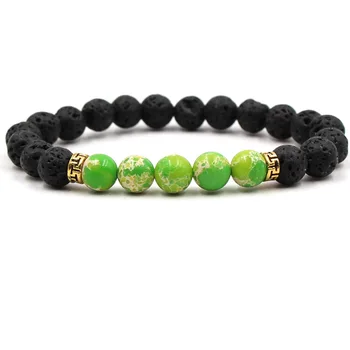 Bracelet 7 Chakras Pierre De Lave