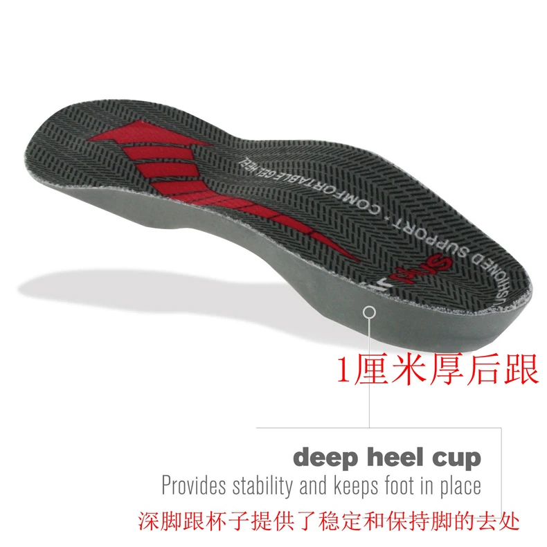 3 4 Length PU Insole Flat Feet Orthotic Insoles Arch Support Shock Absorb Foot Care Pain Relief Half Orthopedic Shoe Insert Pads (8)