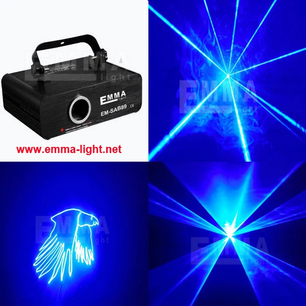 programable projector 2w blue outdoor laser beam light showin Stage Lighting Effect from Lights