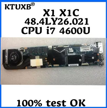 

48.4LY26.021 Motherboard for Lenovo ThinkPad X1 X1C Notebook Motherboard 00HN757 00HN769 CPU i7 4600U RAM 8G 100% test work