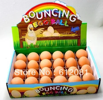 

Free shipping New Design pet dog training toy bouncing egg ball 24pcs/display box
