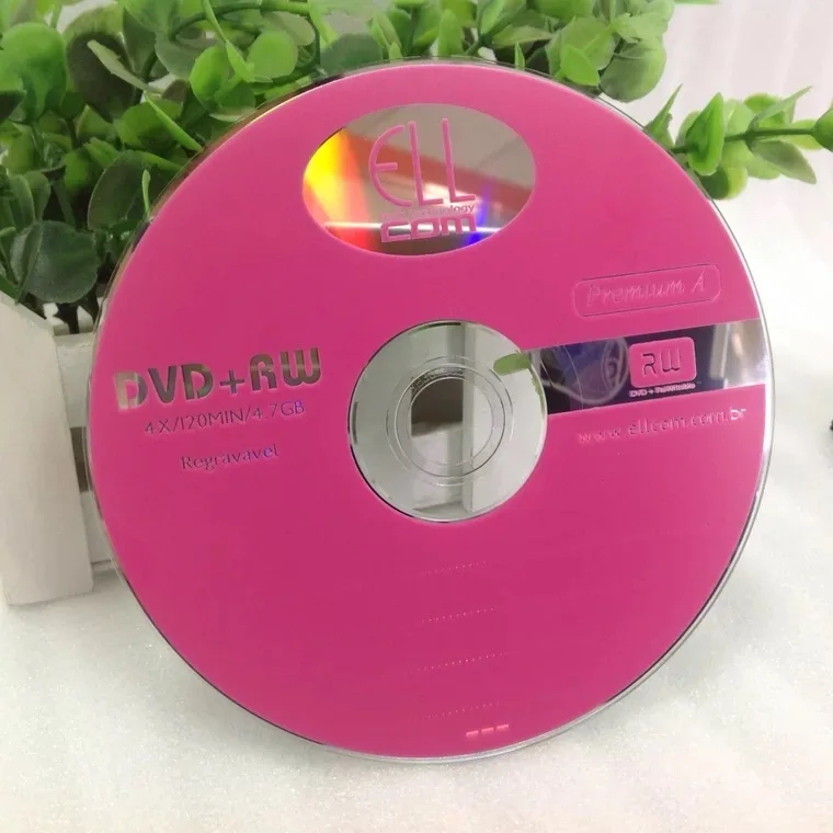 Оптовая продажа 5 дисков 4x4 7 ГБ розовый диск с принтом DVD + RW.|dvd rw disc|dvd discdvd print |