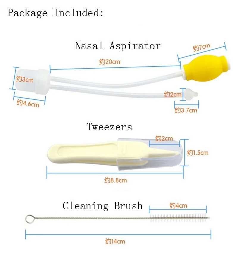 Детские Носовые аспираторы детские новорожденных Детская безопасность ребенка нос пылесос airpump Тип с пинцет