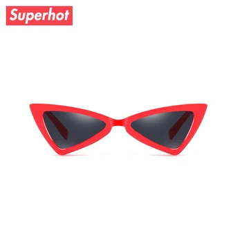 

Superhot Eyewear - Red Bowknot Shaped Sunglasses Women Cat Eye Sun glasses Ladies Cateye Sunnies Brand Designer Shades 201401