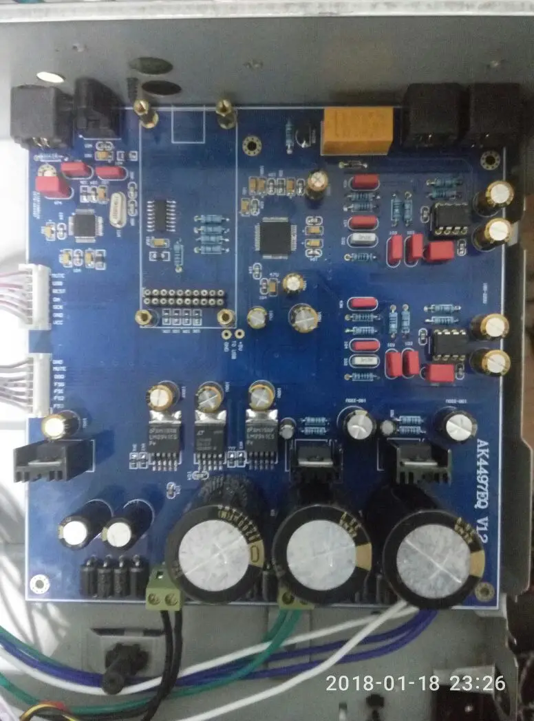 AK4497 AK4497EQ decoder DIY kit board support DSD coaxial optical 192K 24BIT USB 384K 32BIT input