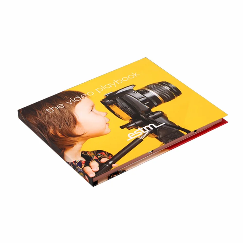 

Custom production design 7inch lcd video greeting card module greeting card printing watching booklet for Advertising busines