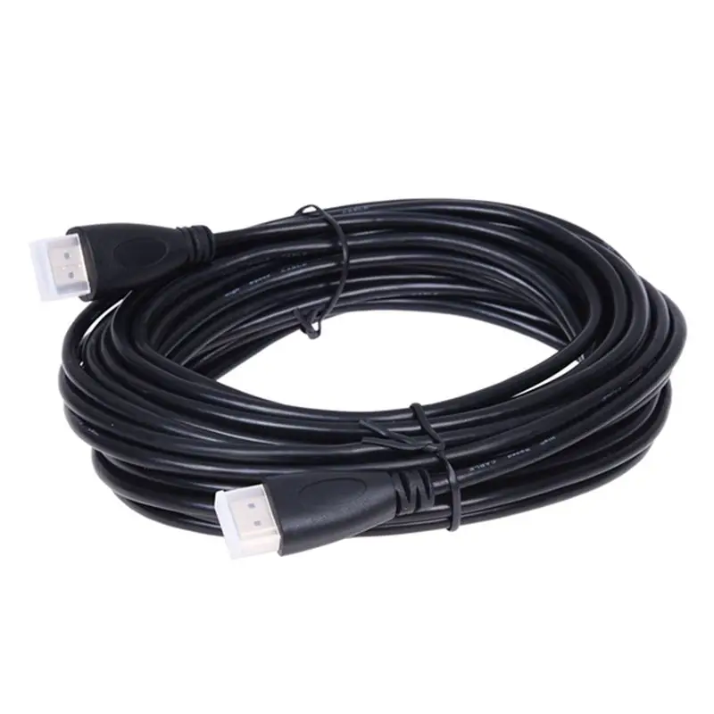 ABHU-Wired-Up 10 m HDMI к HDMI Кабельный провод для ЖК-плазменного ТВ 10 метров - Цвет: Black