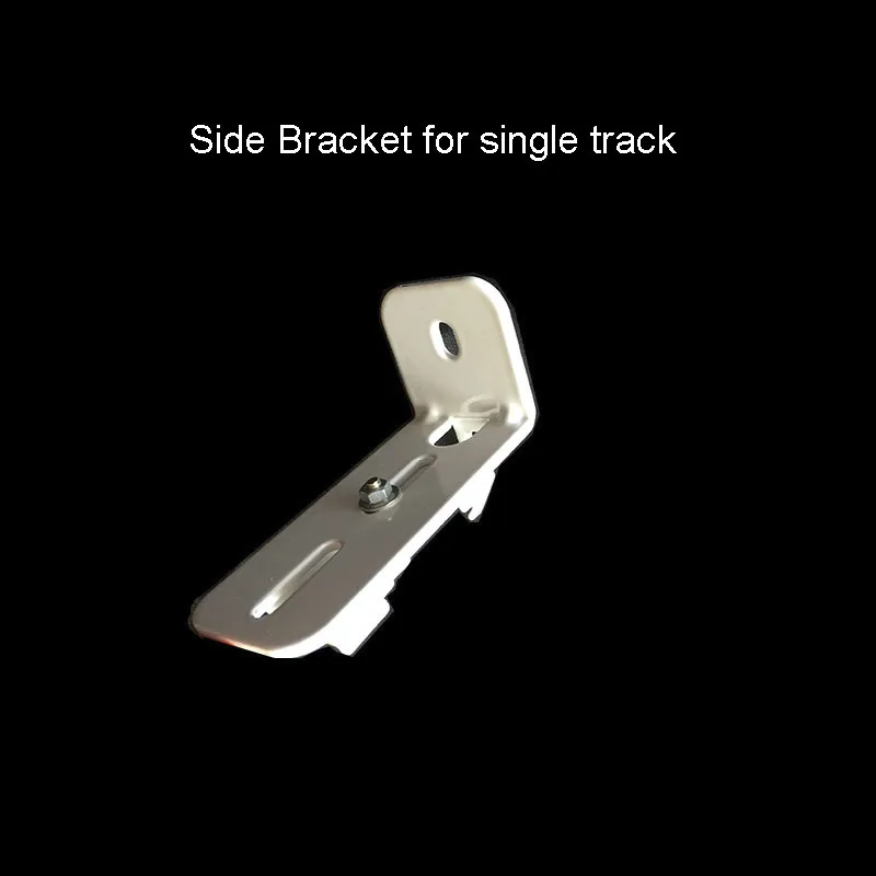 

High Quality Aluminum Alloy Side Mounting Bracket for Electronic Curtain Track Rod smart home material