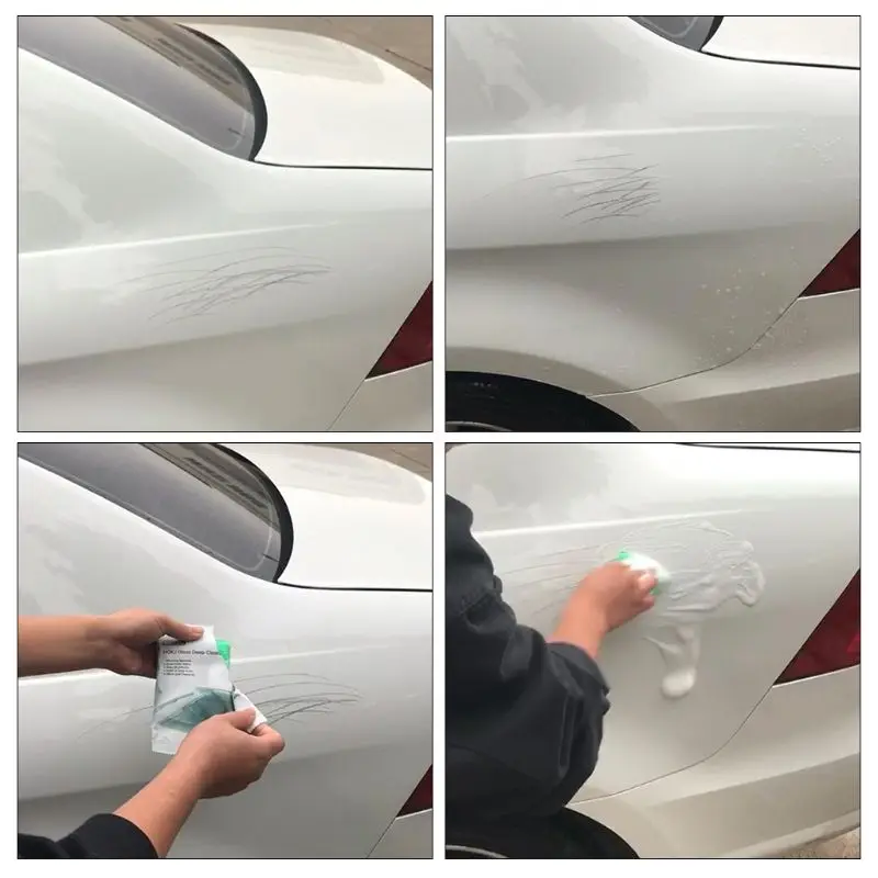 Автомобильная царапина жидкость для снятия макияжа Губка Стекло глубокое очищение автомобиля стекло Чистящая губка стекло удаляет масляную пленку