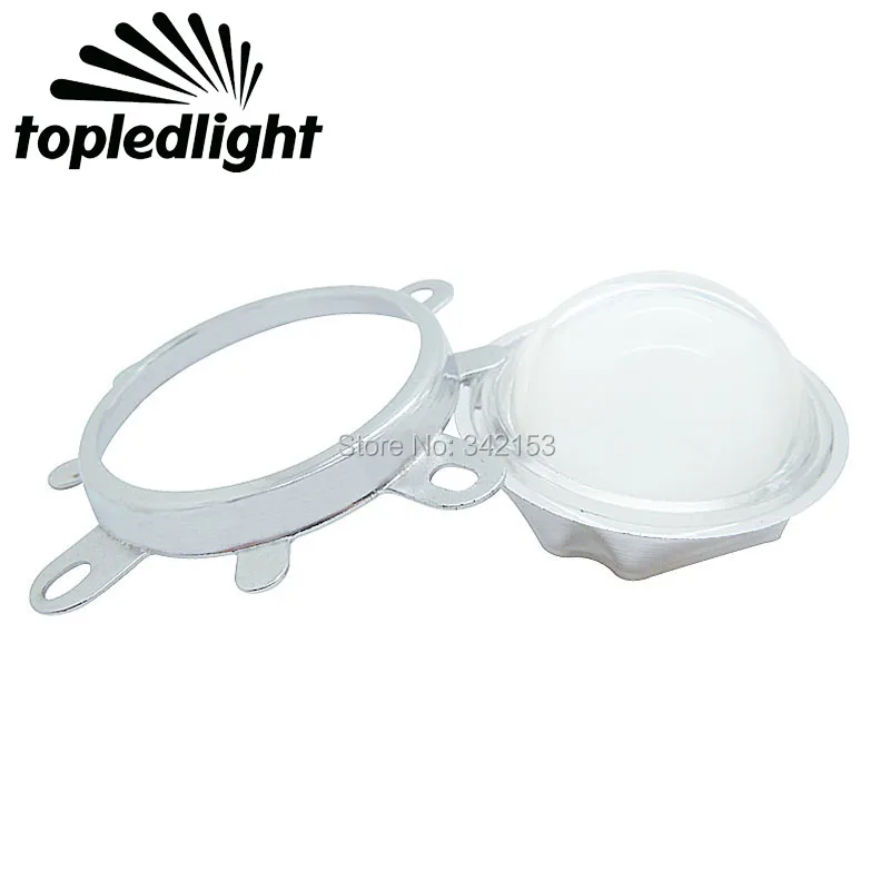 

44.5mm LED Lens Reflector Collimator +50mm LENS Holder For 20W-100W LED Light Projector Lens Lente LED Lentille Conduit