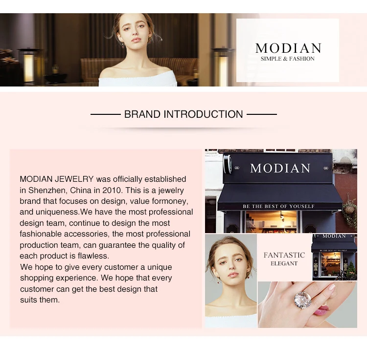 Modian, новинка, распродажа, 925 пробы, серебро, изысканное, крошечное, розовое& Золотое, ожерелье, Подвеска для женщин, хорошее ювелирное изделие