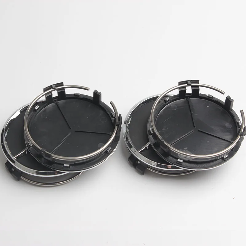 

4PCS/Set 75MM Car Wheel Center Cover Wheel Hub Cap Rim Car Logo Hub Cover For Mercedes Benz W202 W203 W124 CLK C260 Car Styling