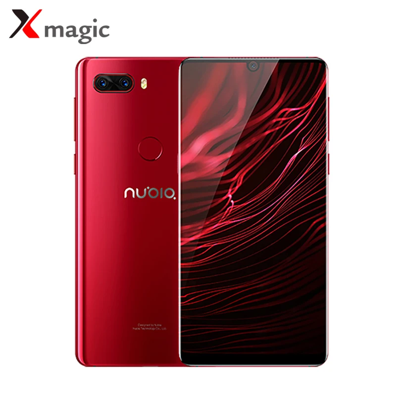 Новейший мобильный телефон Nubia Z18, экран в виде капли воды, 6 ГБ ОЗУ, 64 Гб ПЗУ, восьмиядерный смартфон Snapdragon 845, Android 8,1, 3450 мАч