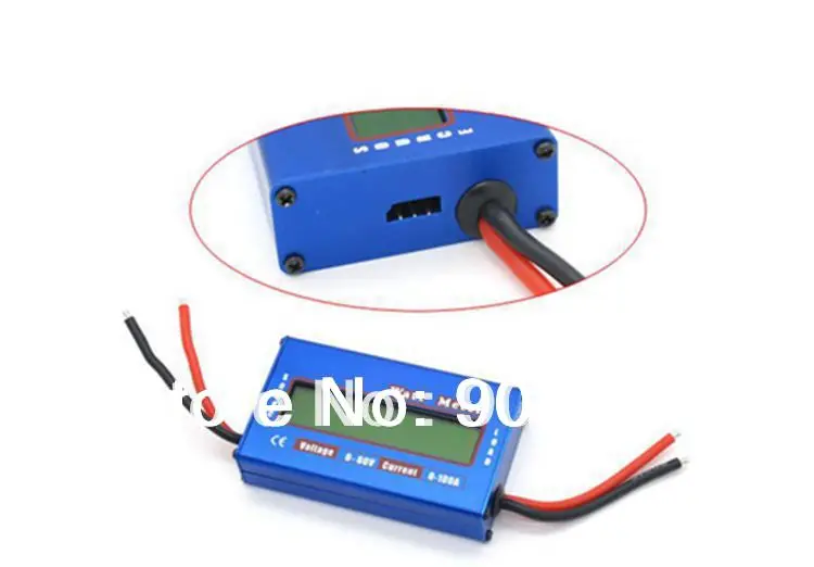 Фирменная Новинка Цифровой ЖК-дисплей 60 V/100A Ватт метр RC Напряжение Батарея баланс Мощность анализатор 0,01 точность оригинальные