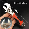 6 inches Multi-Function Adjustable Wrench Universal Spanner Wrench Set Snap and Grip For Nuts and Bolts of All Shapes and Sizes ► Photo 1/2