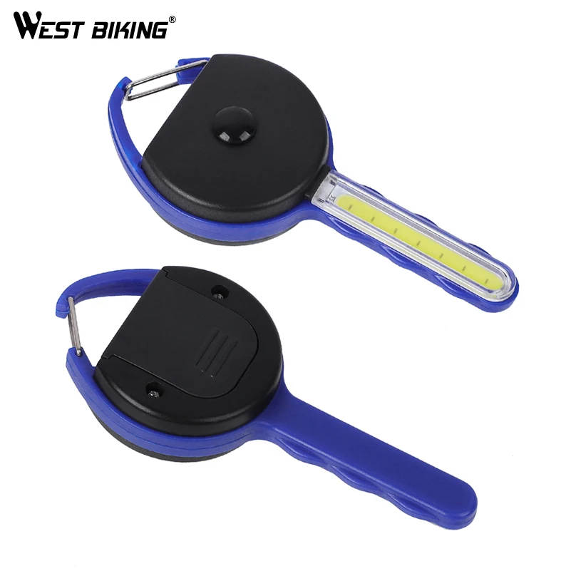 

WEST BIKING Outdoor Multi Tools Mini LED Light Torch Key Shape Safety Emergency Camping Lamp Light With Batteries Hiking Tools