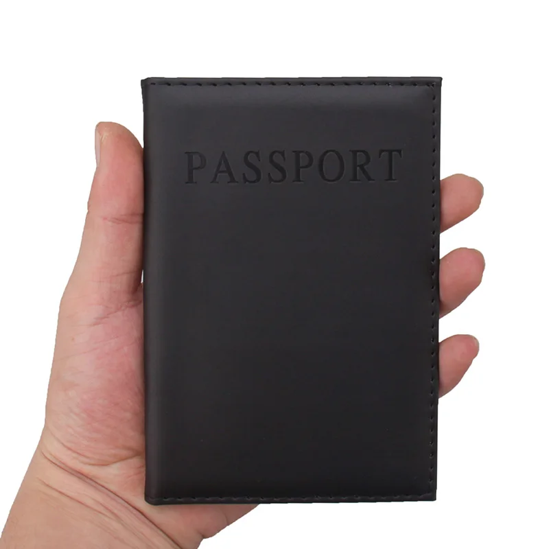 Artificial Leather Women&men's Passport Holder Travel Passport Cover