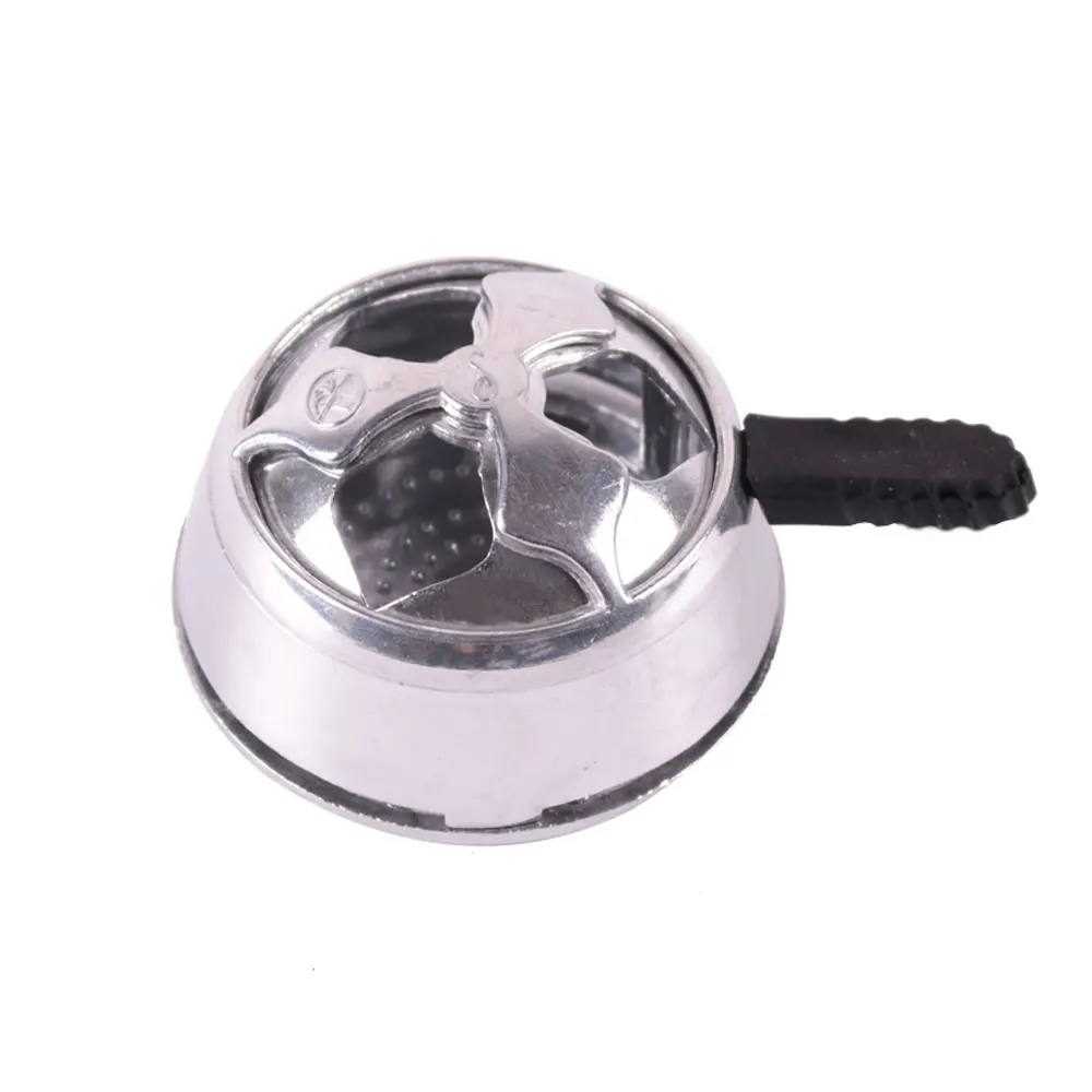 

Aluminum Alloy Charcoal Holder Hookah Charcoal Stove Shisha Charcoal Burner Silicone Bowl Heat Keeper Head sheesha Narguile