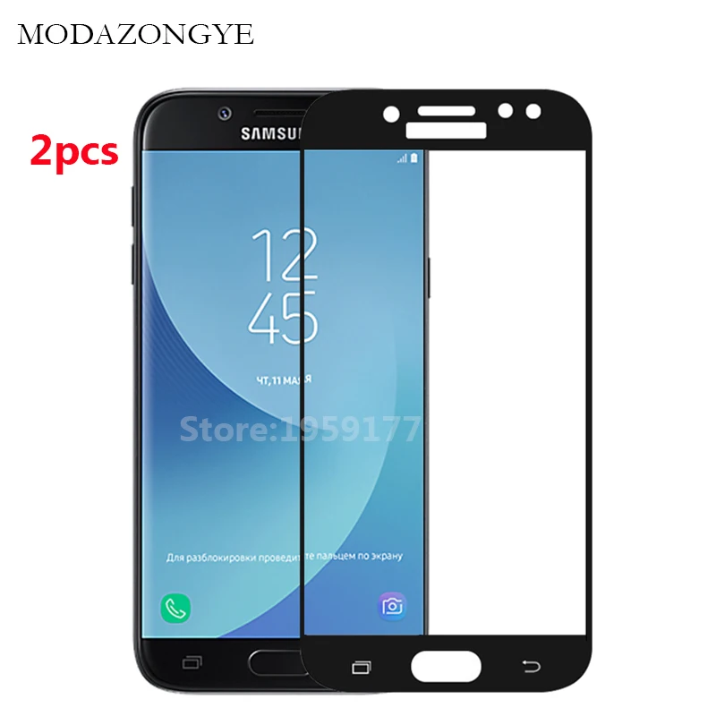 For Tempered Glass Samsung Galaxy J5 2017 Screen Protector For Samsung Galaxy J5 2017 SM-J530F J530 Screen Protector Full Cover (1)