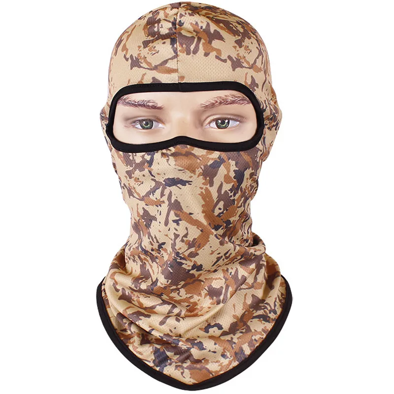 

S93 Camouflage Full Face Mask Quick-dry Hood Hunting Tactical Headscarf Balaclava Outdoor Bike Cycling Winter Warm Face Mask Hat