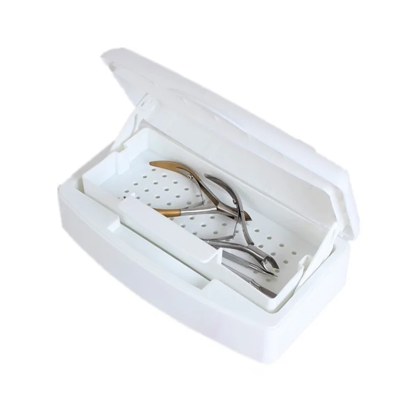

Mini Nail Art Imported Resin Sterilizer Tray Disinfection Box Salon Beauty Manicure Tool Sterilizing Tray Nail manicure Tools