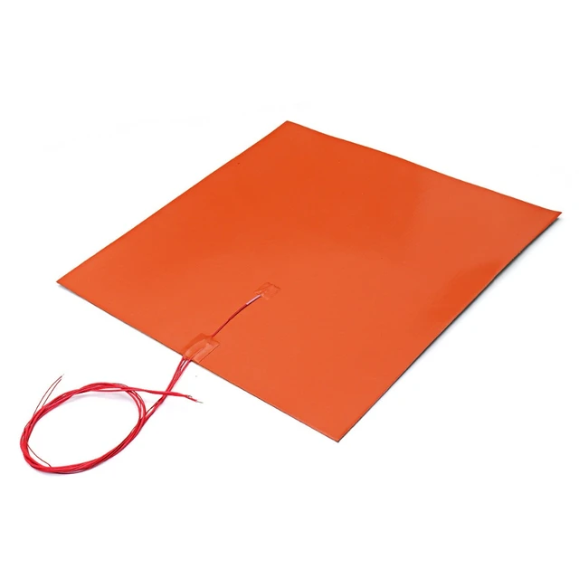 Silicone Heating Pad 3d Printer Heated Pad 1000w 220v 500x500 Mm