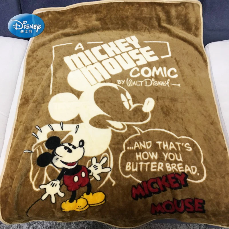 Disney милый Микки мультфильм текстиль дети мягкий теплый диван коралловый флис