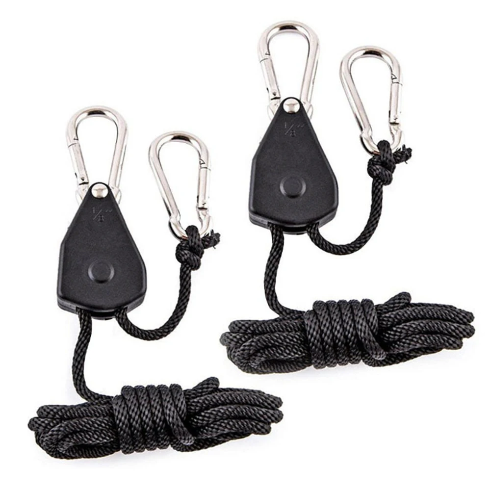 

2pcs Adjustable Lanyard 1/8 Lanyard Vegetative Lamp Plastic Wheel PE Bag Packaging Lanyard Reinforced Gear Load-bearing Sling