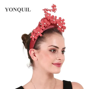 

Princess family banquet dinner fascinators headbands with beautiful party flower headwear gorgeous wedding occasion women 6pcs
