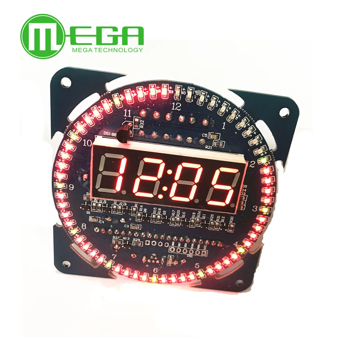 Diy Electronic Clock Digital Led Display Module Alarm Electronic ...