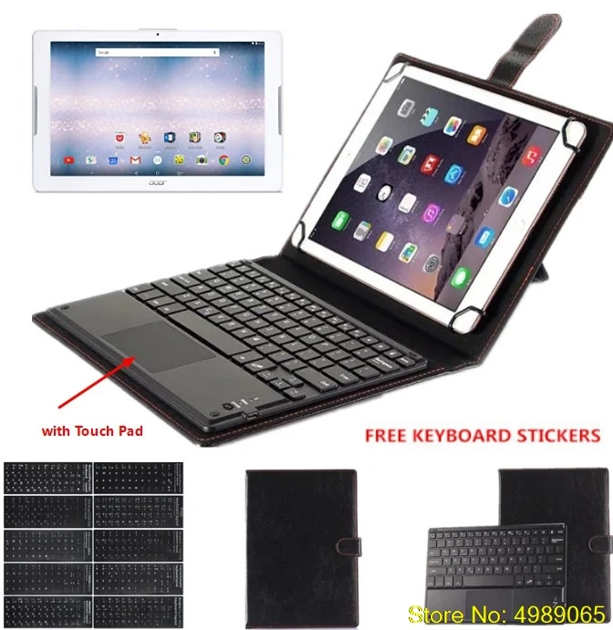 Для Acer Iconia One 10 B3 A3 A40 A30 A20 A10 1 дюймовый планшет Bluetooth тачпад Клавиатура подходящая _