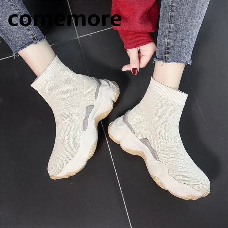 

Outdoor soft bottom breathable socks Korean version of the high-strength casual sports spring new wild old shoes