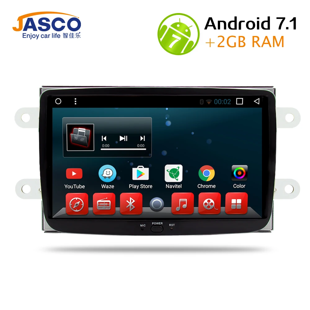 Android 7 1 RAM 2G Car DVD Stereo Player GPS for Renault Duster Dacia Sandero Logan