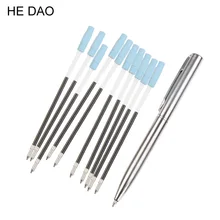 1 шт. мини металлическая шариковая ручка, Вращающаяся ручка карманного размера, портативная шариковая ручка, маленькая масляная ручка, изысканная короткая ручка